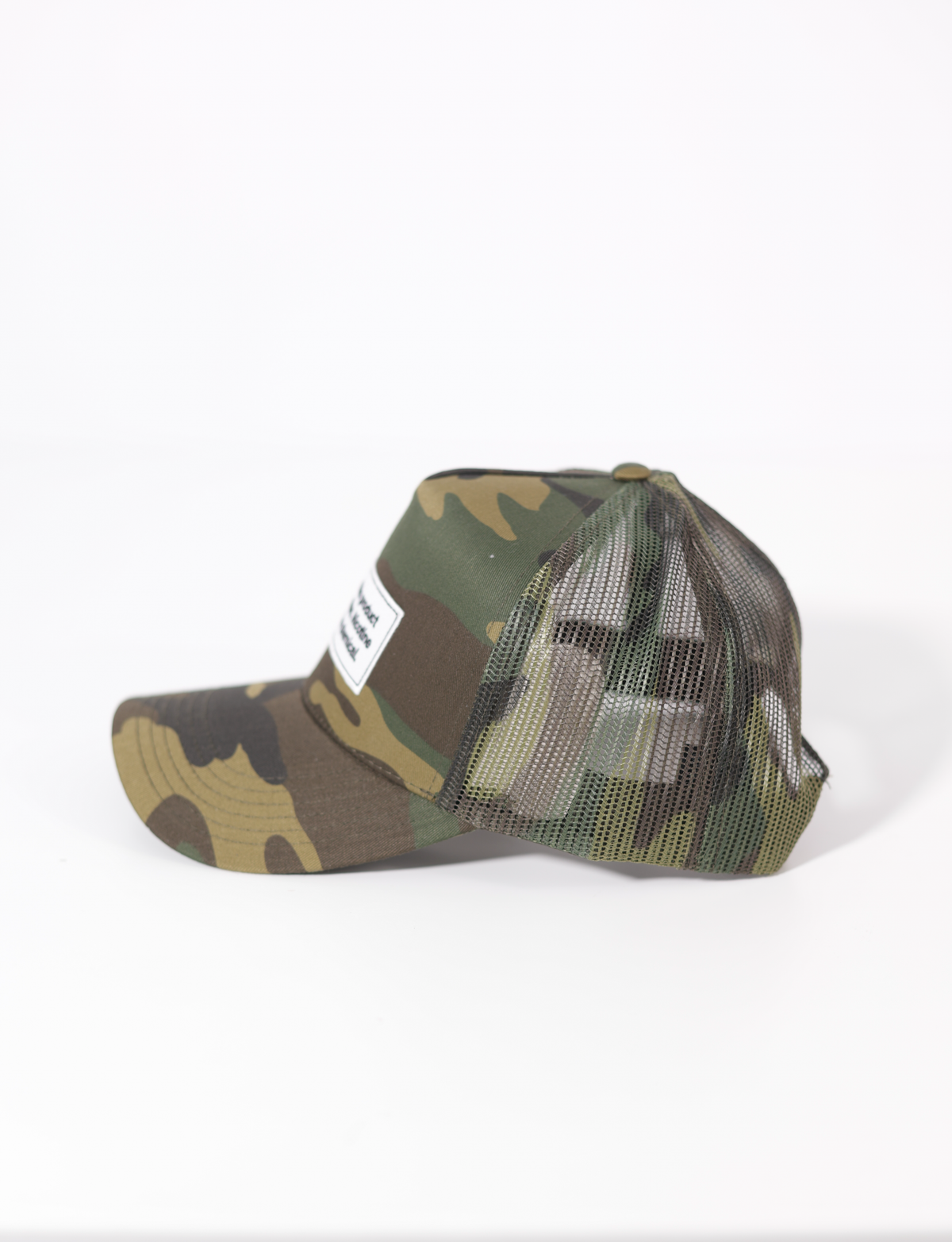Camo Sesh+ Warning Label Hat